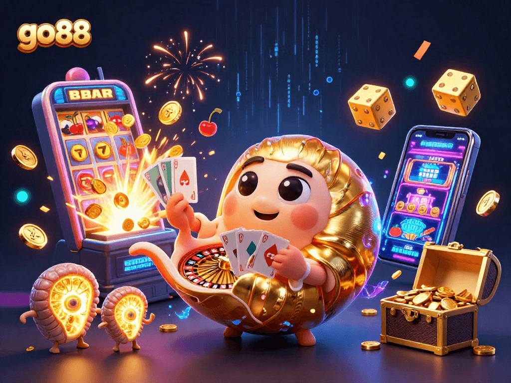 Join the action at go 88 with an ancient nautilus roulette wheel and explosive jackpot in this 3D casino scene.