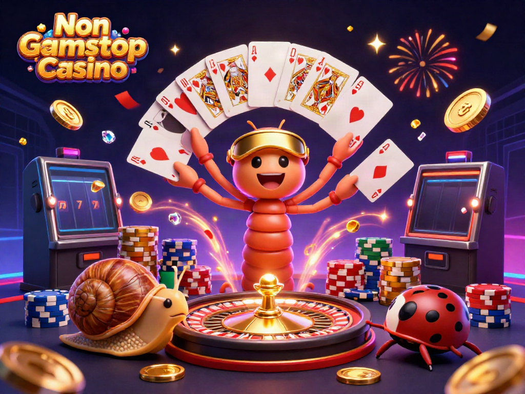 Experience the excitement of Non Gamstop Casino with colorful characters and dynamic gameplay elements.