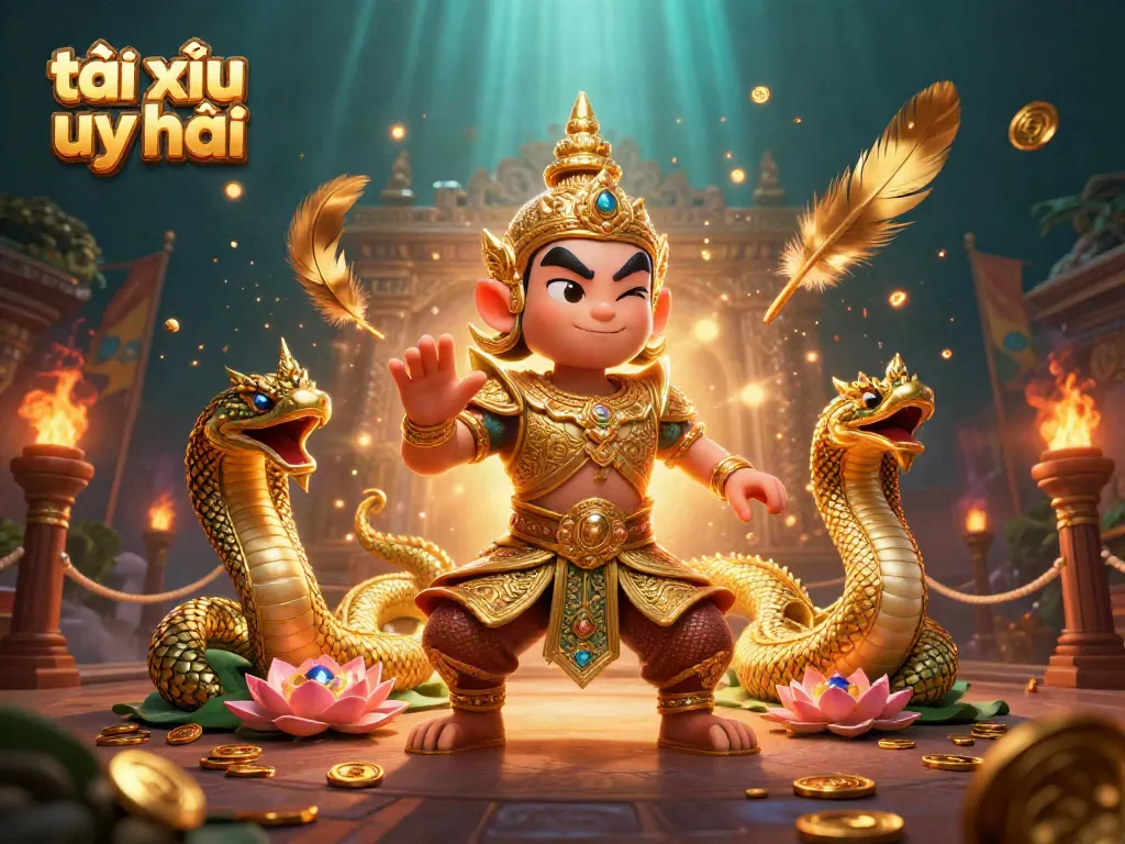 Experience the magic of tài xỉu uy tín with dynamic guardians and vibrant game elements.