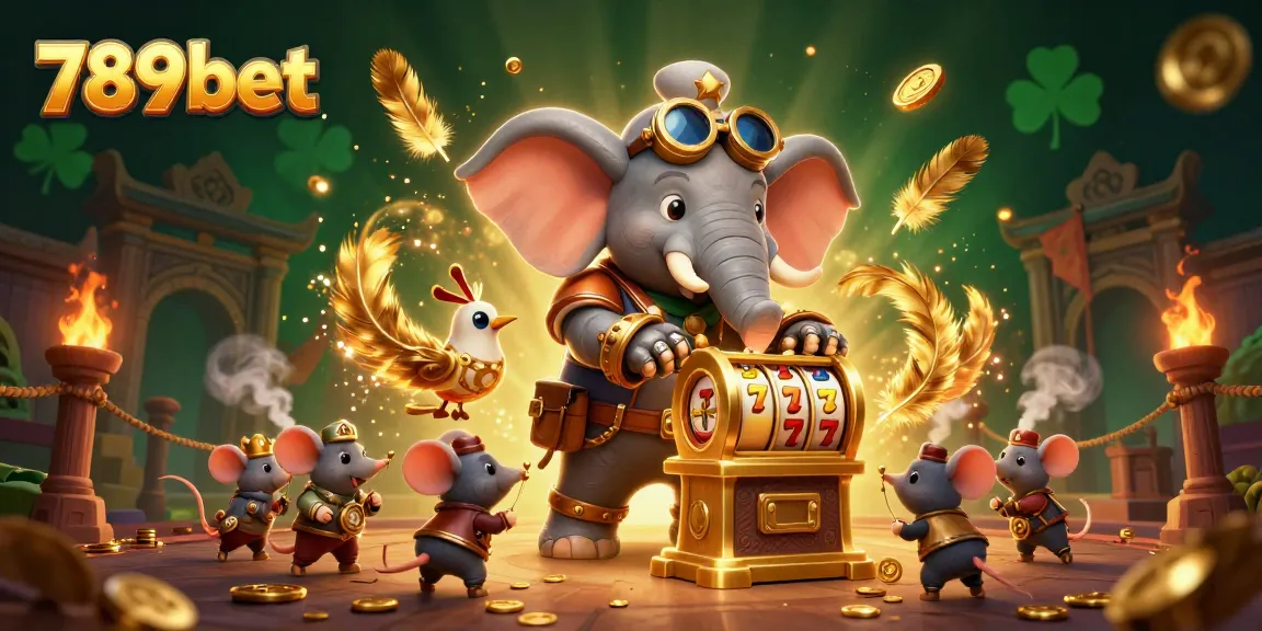 Experience exciting wins with 789bet's dynamic golden slot machine and vibrant game elements.