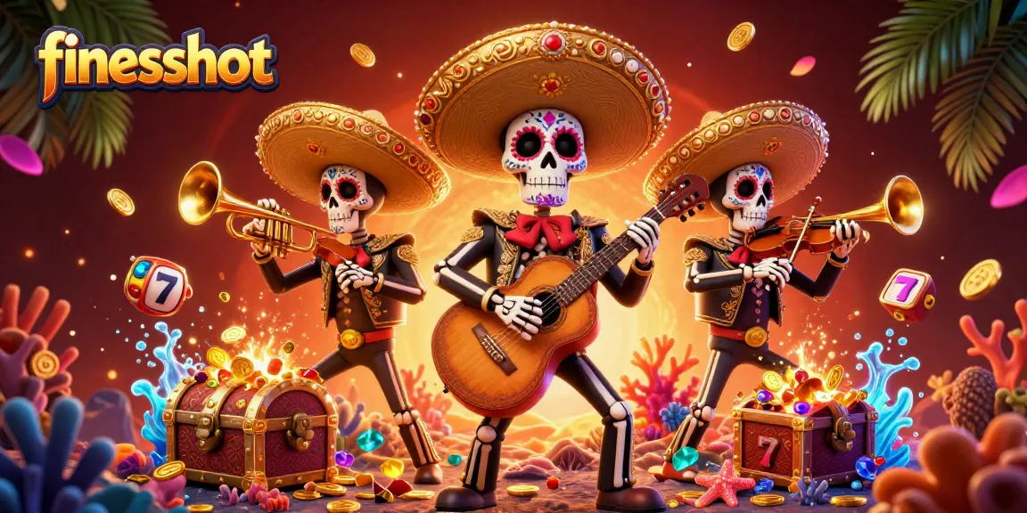 Experience the thrill of fiveshot gaming with vibrant mariachis and treasure-filled adventures.