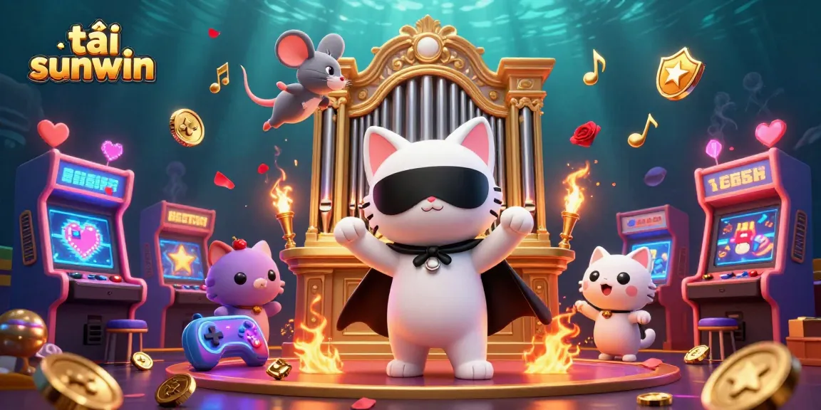 Tải sunwin and experience fun at a virtual casino with animated characters and vibrant gaming elements.