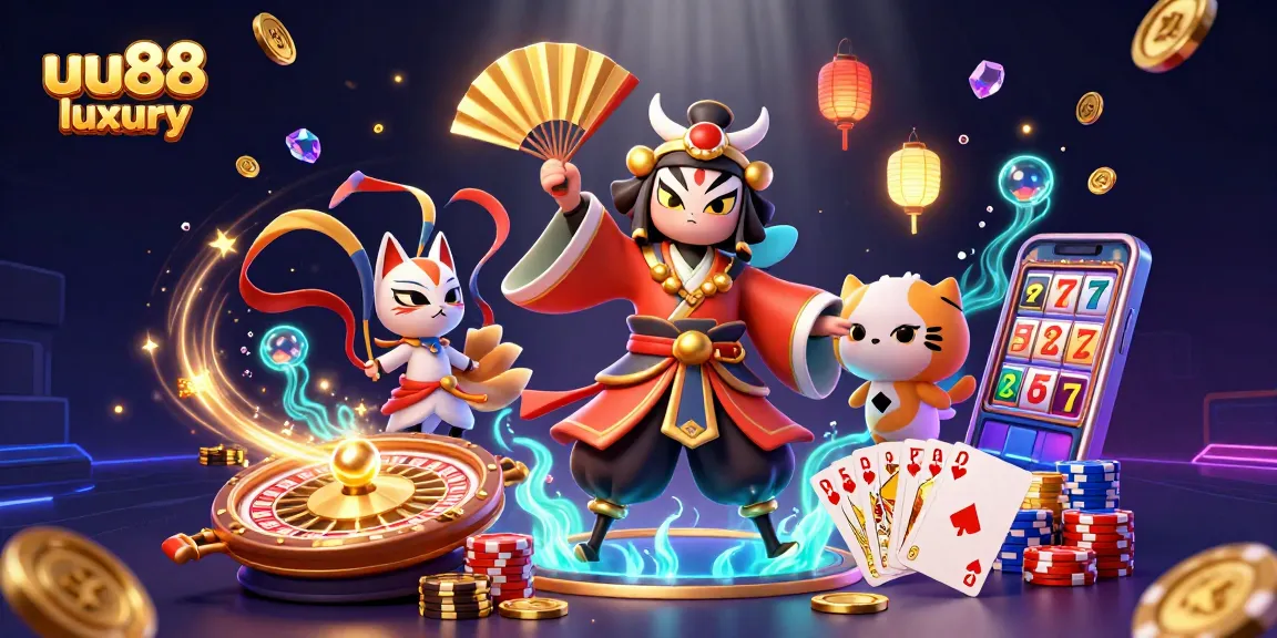 Experience the excitement of uu88 luxury as you engage with 3D casino warriors in vibrant action.